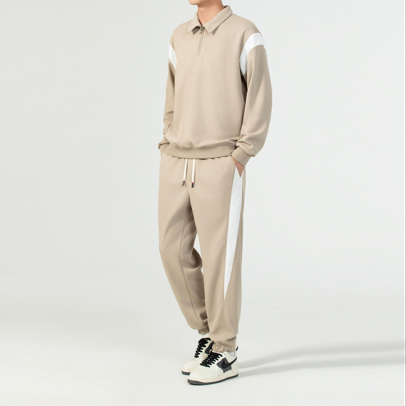 Ensemble à col zipper