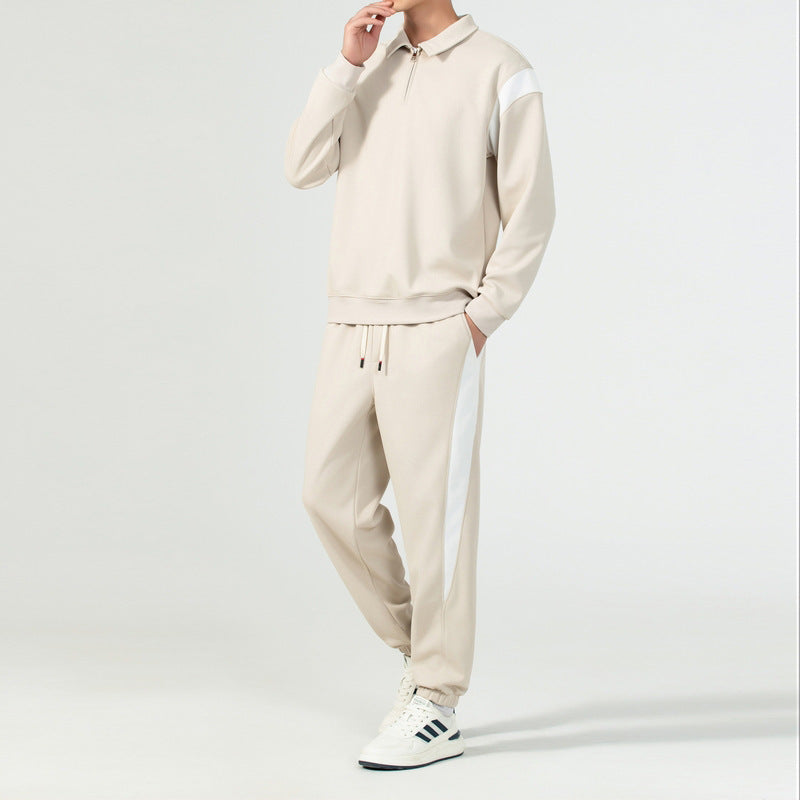 Ensemble à col zipper
