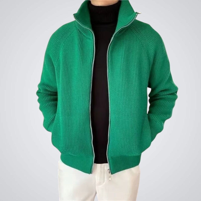 Cardigan zipper