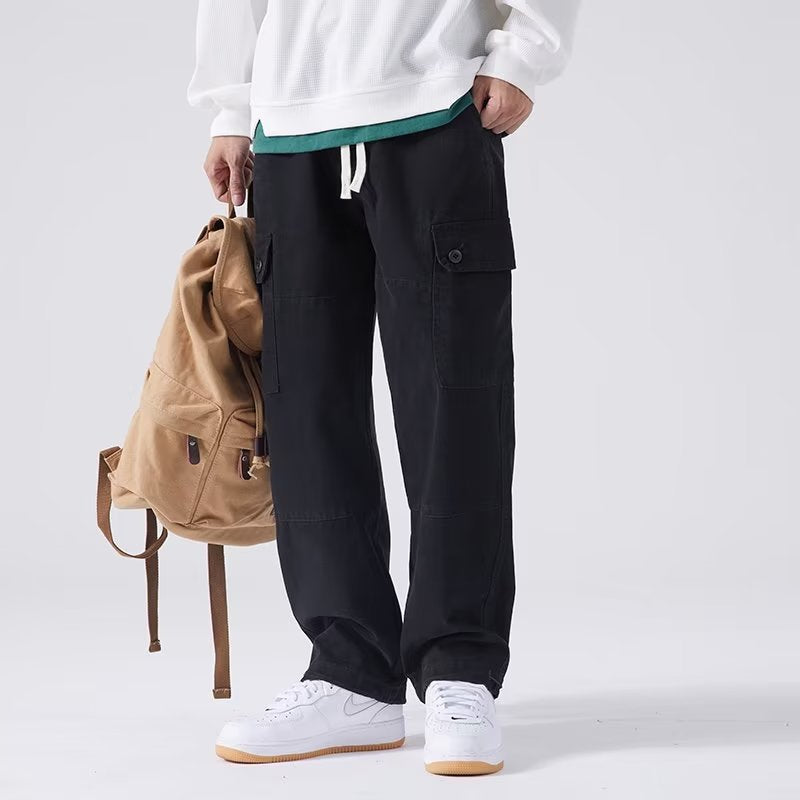 Pantalon droit uni