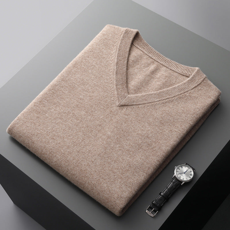 Sleeveless V-neck sweater