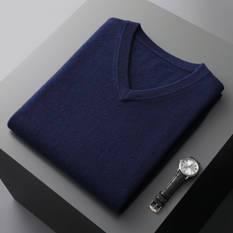 Sleeveless V-neck sweater