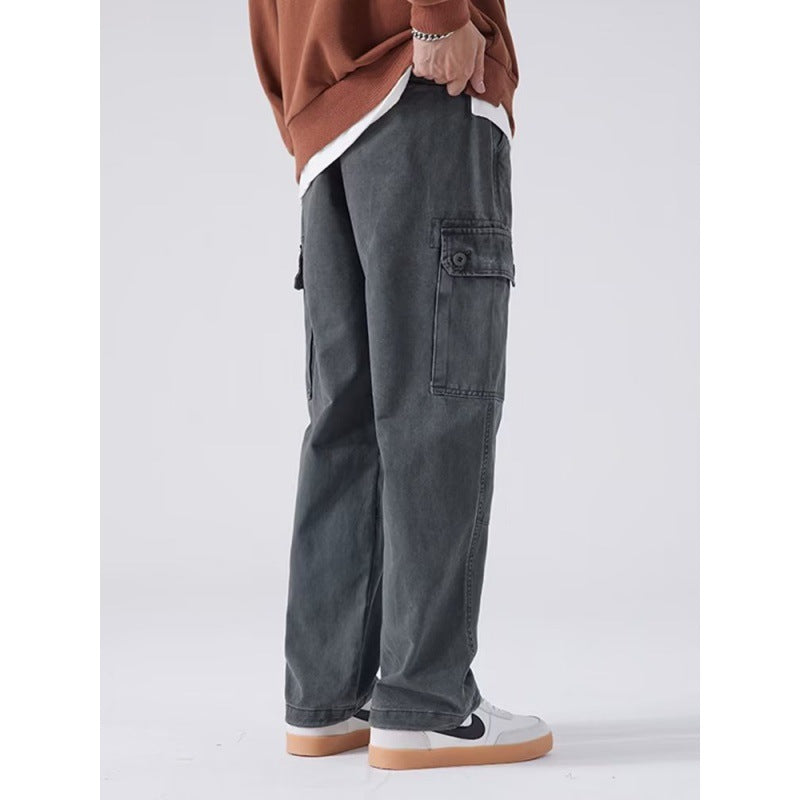 Pantalon droit uni