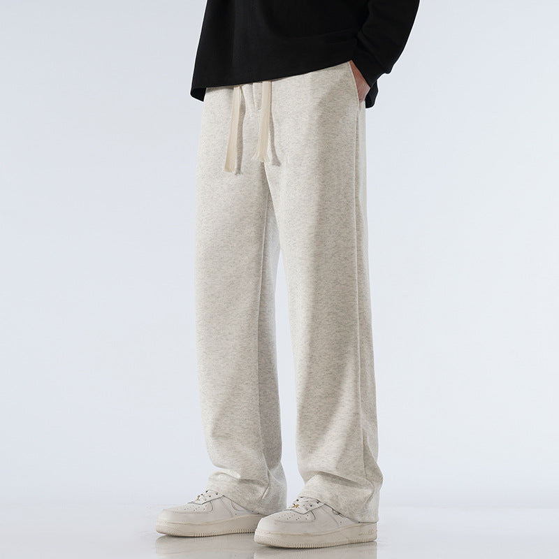 Pantalon en coton droit uni