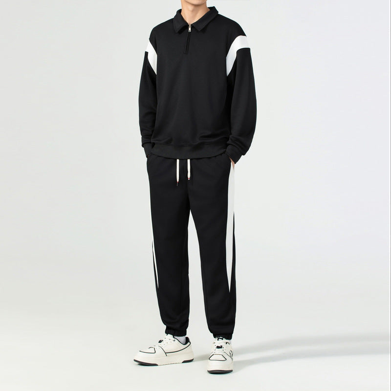 Ensemble à col zipper