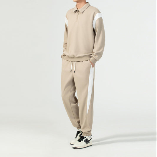 Ensemble à col zipper