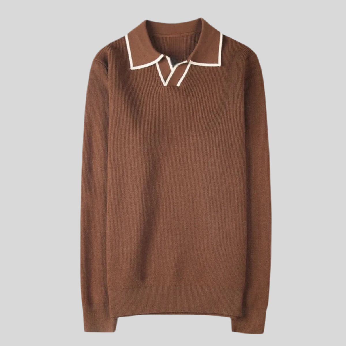Pull à col chemise