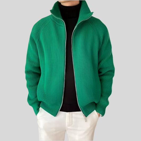 Cardigan zipper