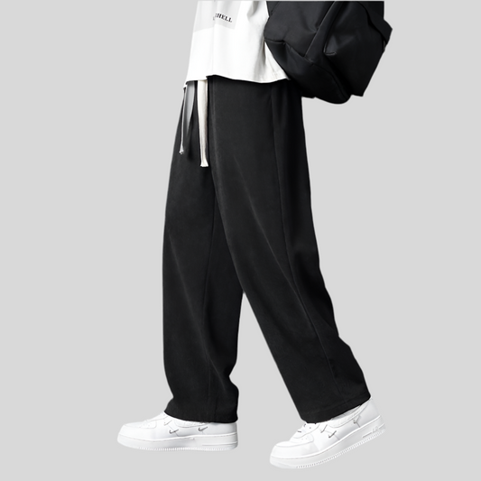 Pantalon decontracter uni