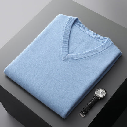 Sleeveless V-neck sweater