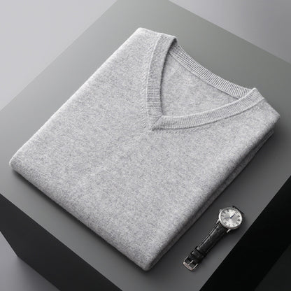 Sleeveless V-neck sweater